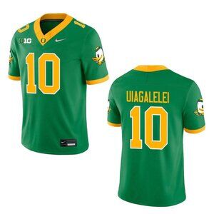 Matayo Uiagalelei Green Stitched Jersey Vapor For Mens Youths Select